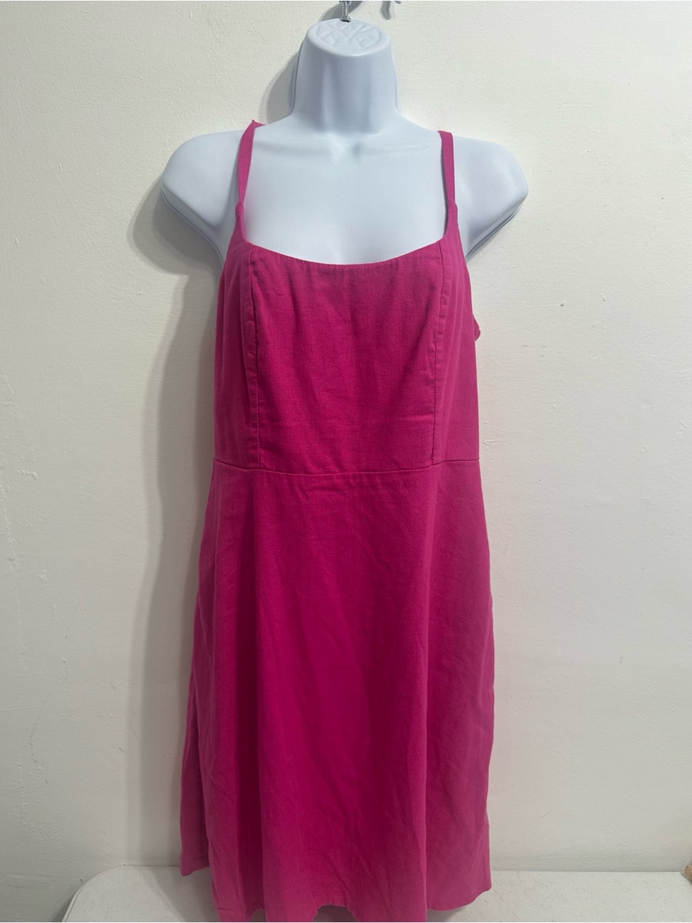 Old Navy Hot Pink Spaghetti-Strap Mini Dress
